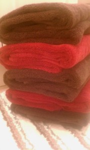 My beautiful and fresh smelling towels 